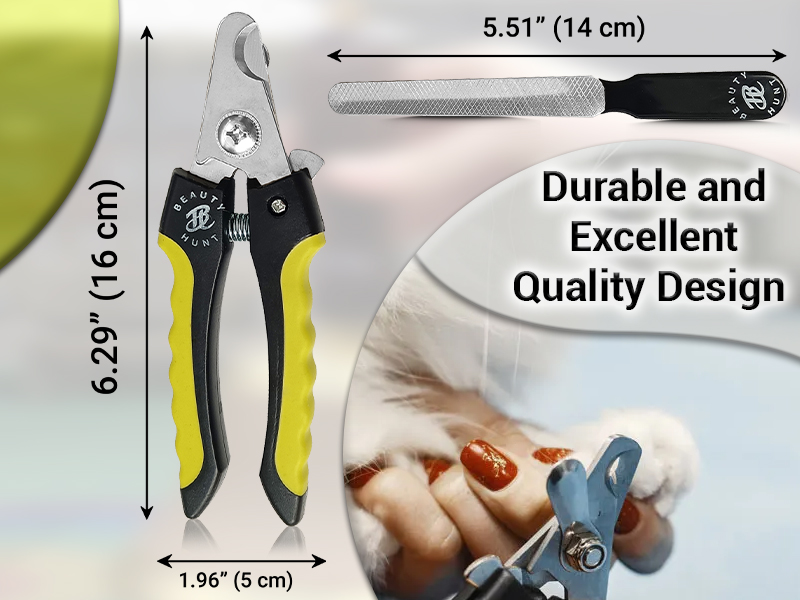 Pet Paw,Nail Clippers,cutters,file,Anti-slip handle,Professional, Grooming,Tools,Clipper with Guard