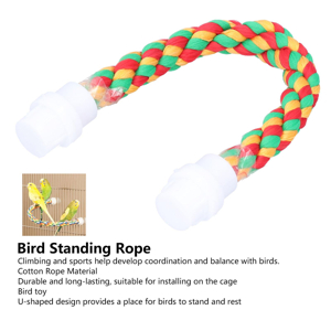 Bird Hemp Rope Perch Swing