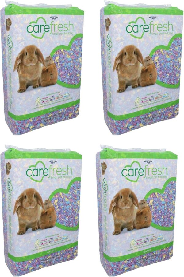 AB Tools 4Pk Confetti 50L Quality Pet Small Animal Bedding 99% Dust Free