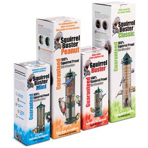 Squirrel Buster 100% guaranteed bird feeders for every garden