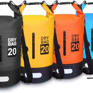 Blackace arteesol Dry Bag 5L 10L 20L 30L Waterproof Dry Bag/Sack with Phone Pouch Long Adjustable Strap for Kayaking Boat Tour Canoe/Fishing/Rafting/Swimming/Snowboarding