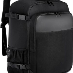 Cabin Bags 40x20x25 for Ryanair UnderSeat 20L Small Travel Hand Luggage Backpack Flight Bag Carry On Backpack Airplane Backpack Cabin Size Rucksack with USB Charging Port Fit 14 Inch Laptop,Black