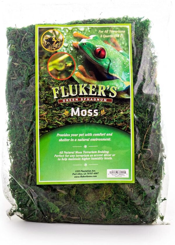 Fluker's Green Reptile Terrarium Moss, 8-Quart