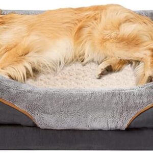 JOYELF XLarge Memory Foam Dog Bed, Orthopedic Dog Bed & Sofa with Removable Washable Cover and Squeaker Toy as Gift