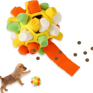 Snuffle Mat for Dogs,Interactive Dog Toys Ball,Dog Puzzle Toy,Dog Feeding Mats,Foraging Mat,Snuffle Ball for Dogs Sniffing Mat,Natural Foraging Skill,Dog Stimulation Toys for Small Medium Dog Pets