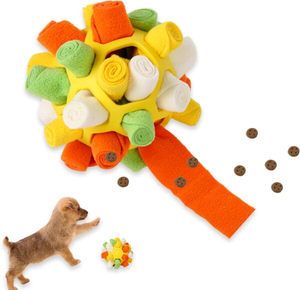 Snuffle Mat for Dogs,Interactive Dog Toys Ball,Dog Puzzle Toy,Dog Feeding Mats,Foraging Mat,Snuffle Ball for Dogs Sniffing Mat,Natural Foraging Skill,Dog Stimulation Toys for Small Medium Dog Pets