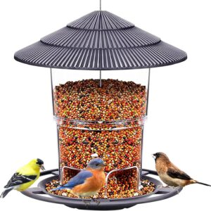 Bird Feeders for Outside, Bird feeder, Wild Bird seed for Outside Feeders, Squirrel Proof Birds Feeder, Garden Decoration