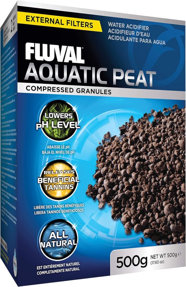 Fluval Peat Granules, Filter Insert for Strong Growth of Aquatic Plants in Freshwater Aquariums, 500 g