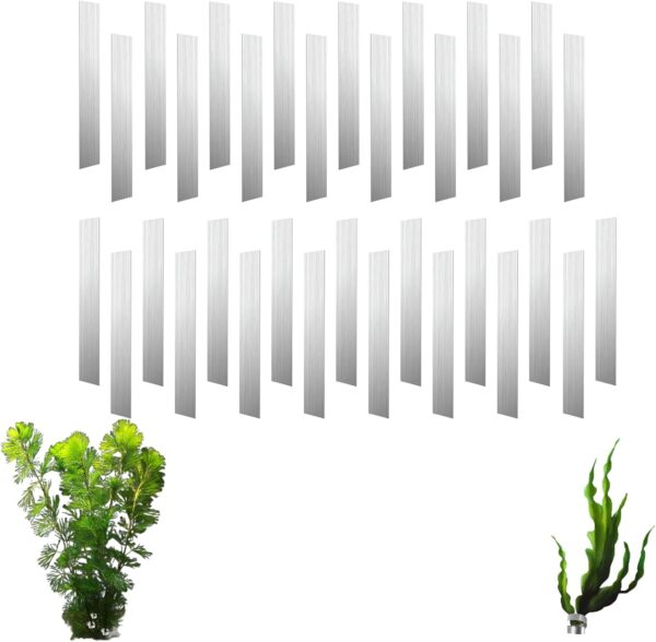 VPB Bendable aquarium plant weights,Metal aquarium plant holder weight anchor,Reinforcing weights for ponds, afloating plants for aquarium and aquarium plants,Prevent floating(33pcs)