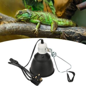 Petyoung E27 Reptile Turtle Heat UVA/UVB Bulb Lamp Light Holder, 300W Reptile Heating Lighthouse for Chicken Brooder Basking-UK Plug