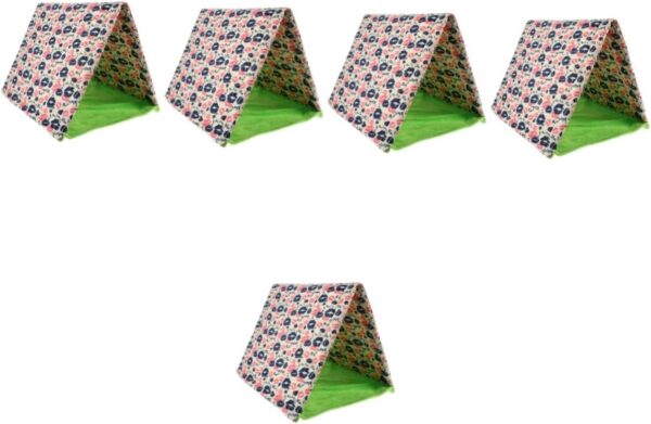 BESPORTBLE 5pcs Bearded Dragon Tent Bed Lizard Tent Small Animals Tent Pet Sleeping Tent Small Pets House Bearded Dragon Tent Hide Reptile Pets Tent Bearded Dragon Blanket Pet Tent Cotton