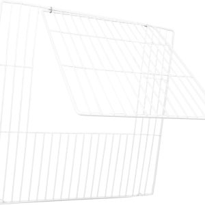 BESPORTBLE Cat Cage Dog Cage Door Pet Screen Door Flap Pet Fence Cage Door Multipurpose Pet Fence Door DIY Dog Fence Door Small Animals Cage Cat Cages DIY Door for Dog Cages White Iron Wire