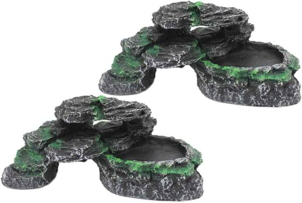 OMEM Turtle hides, reptiles hide, lizards hide caves, humidified habitat decoration (Moss rock)