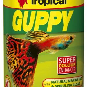 Tropical Guppy Flake Food for Guppies and Live Bears 100ml